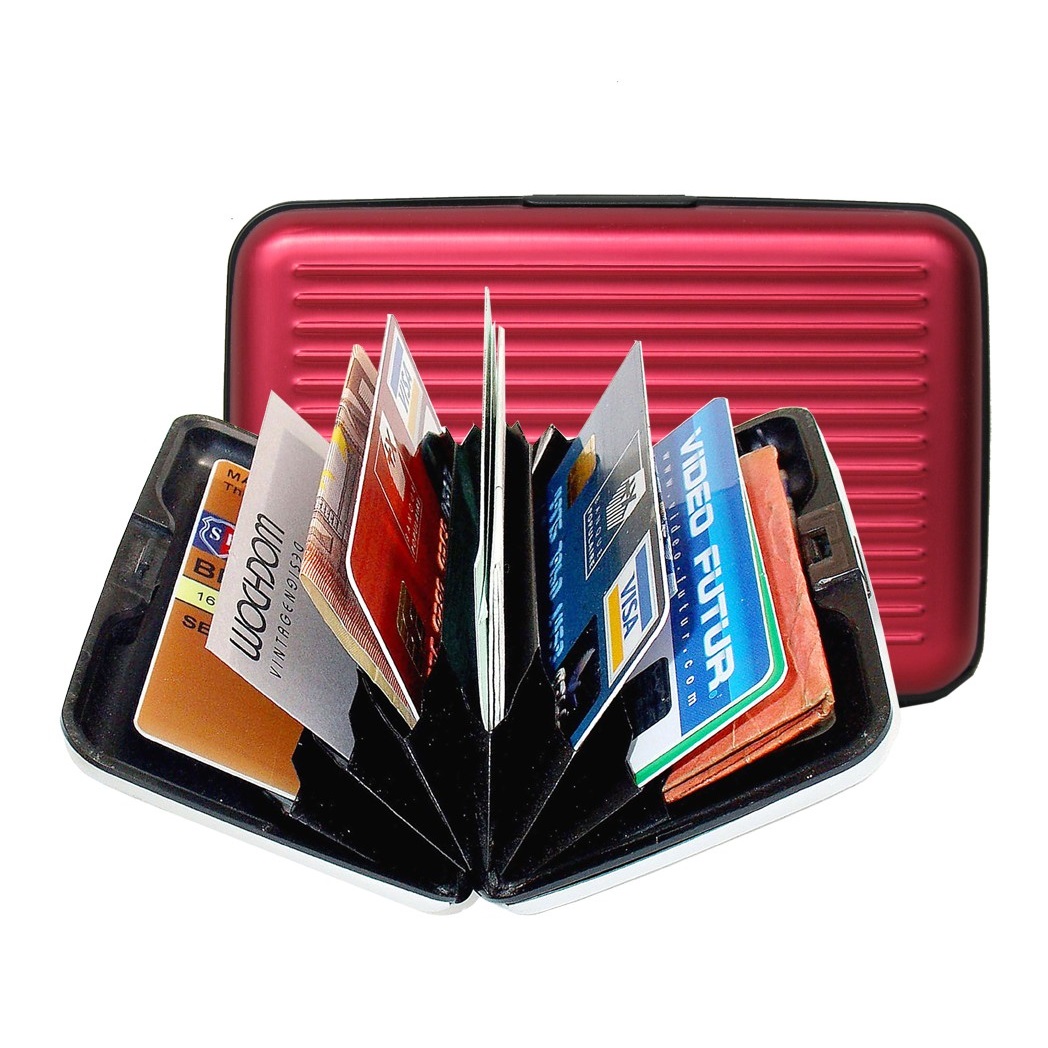 OGON Aluminum Wallet - Red